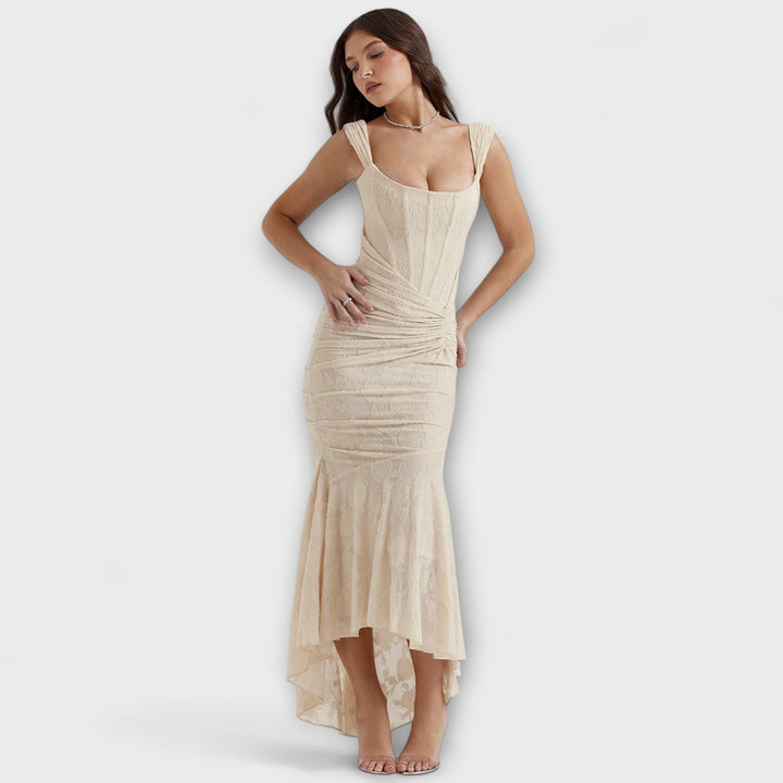 Renske - Long Dress with Elegant and Refined Corset